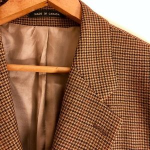 Lauren for Men 100% Wool Herringbone Blazer 40L